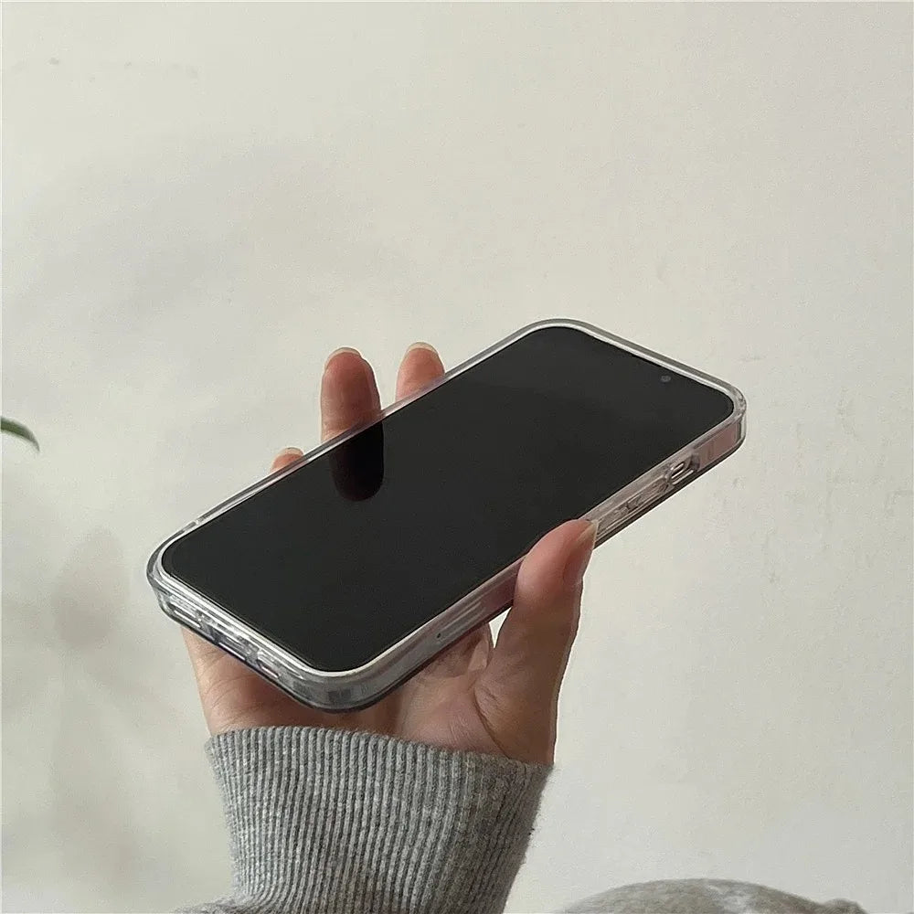 Dopamine Color Block Match Clear Case