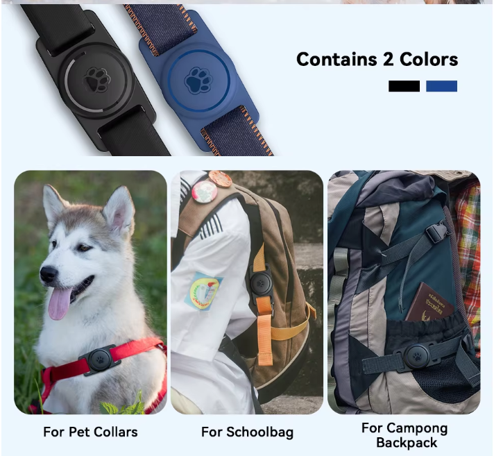 Silicone Airtag Collar Holder