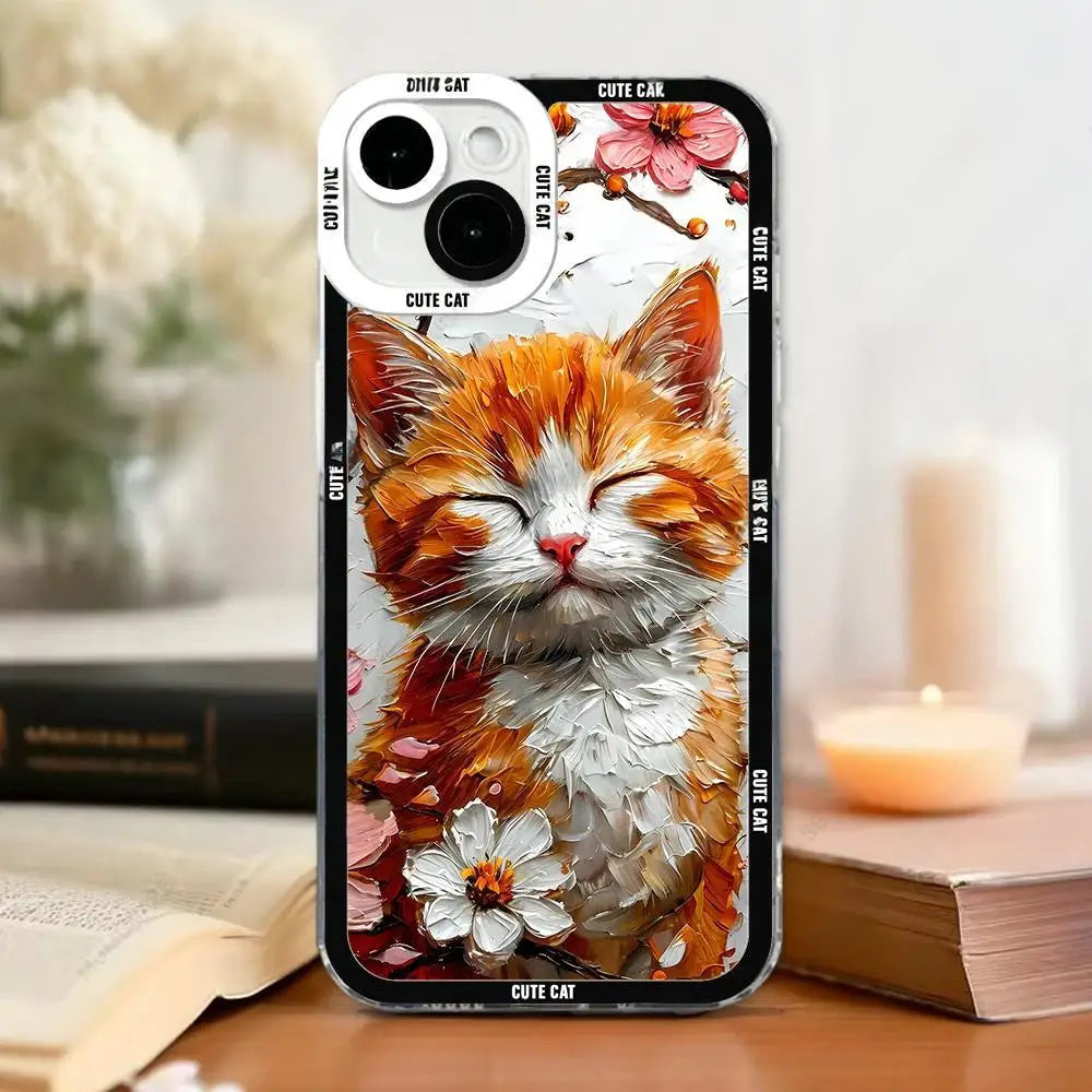 Cute Animal Cat Phone Case