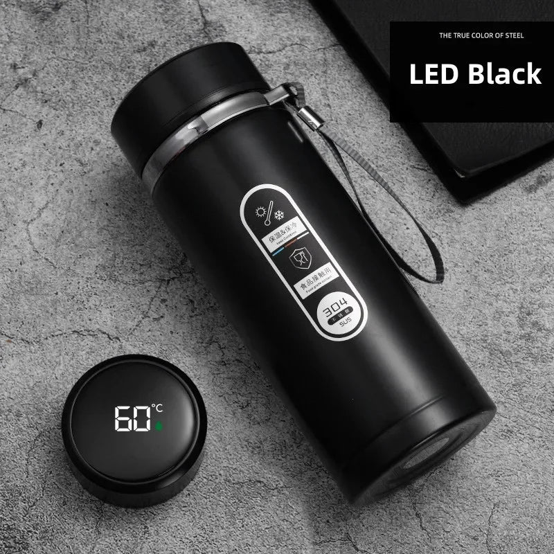 Stainless Steel  Bottle with LED Temperature Display