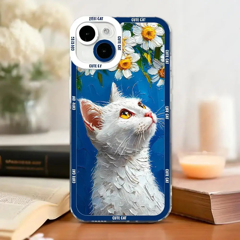 Cute Animal Cat Phone Case