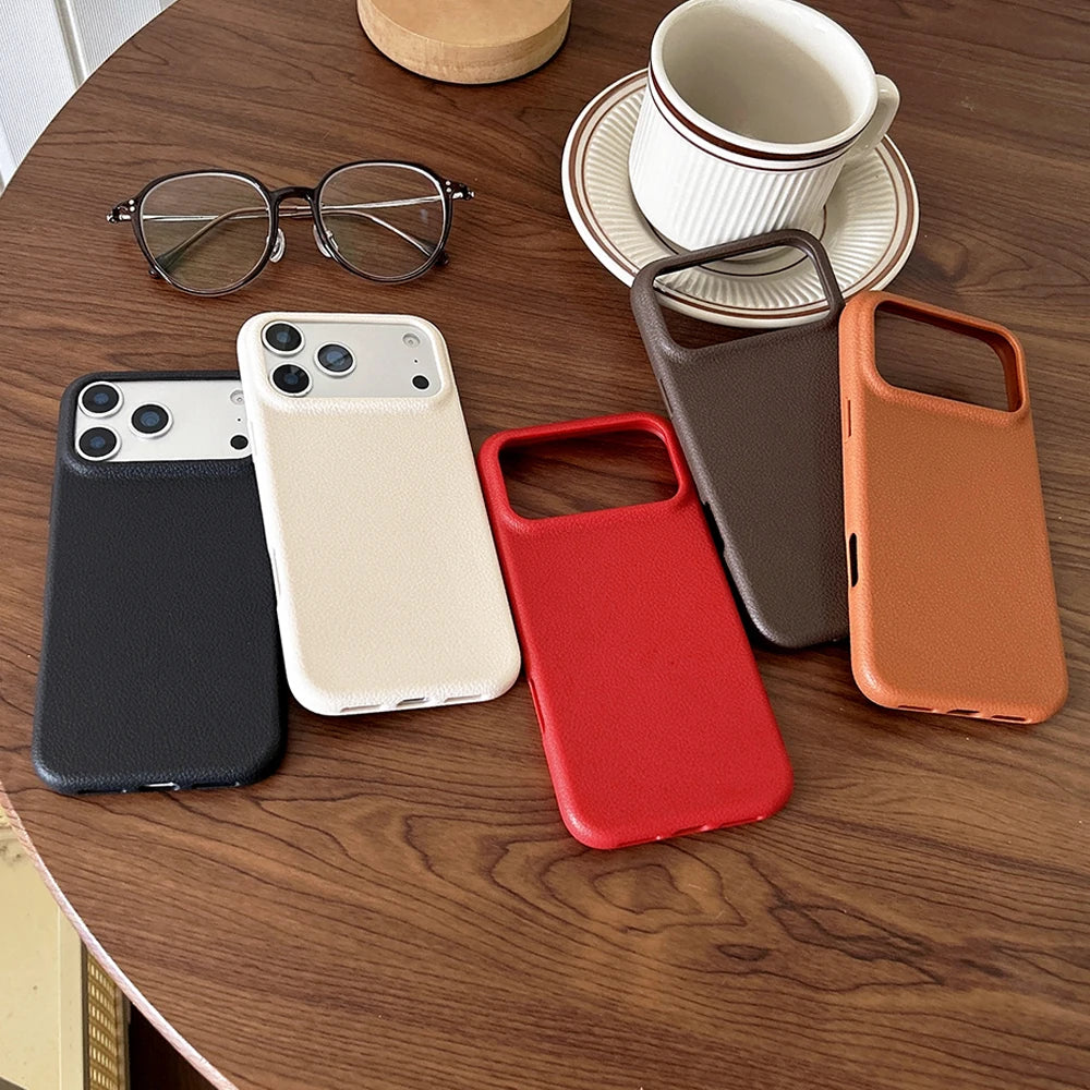 Luxury Leather Texture Phone Case