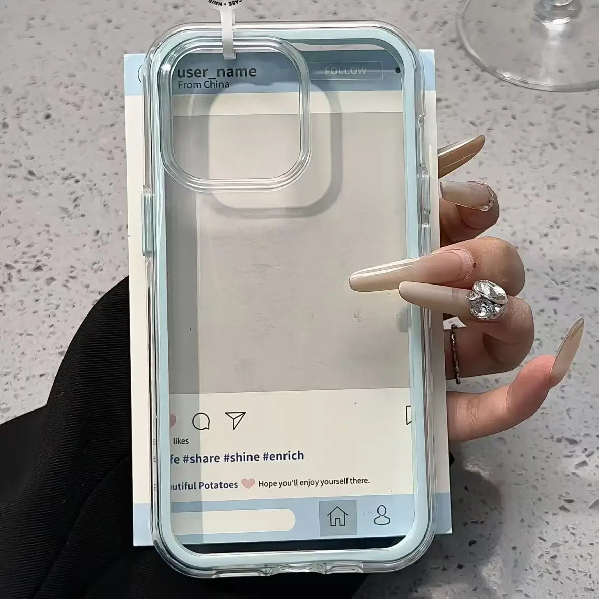 Candy Color Frame Phone Case
