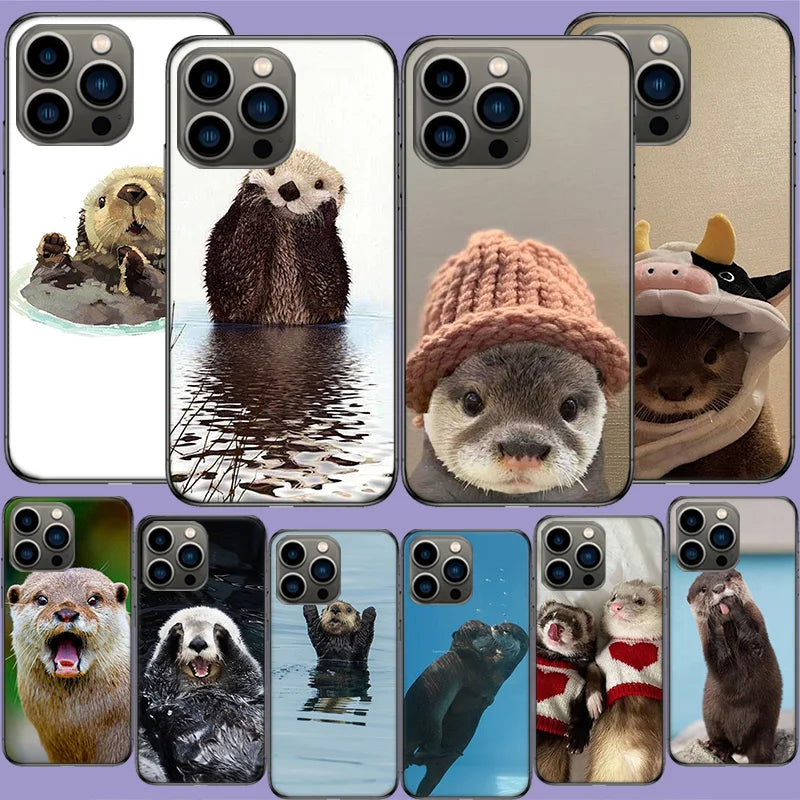 Lovely Sea Otter IPhone Case