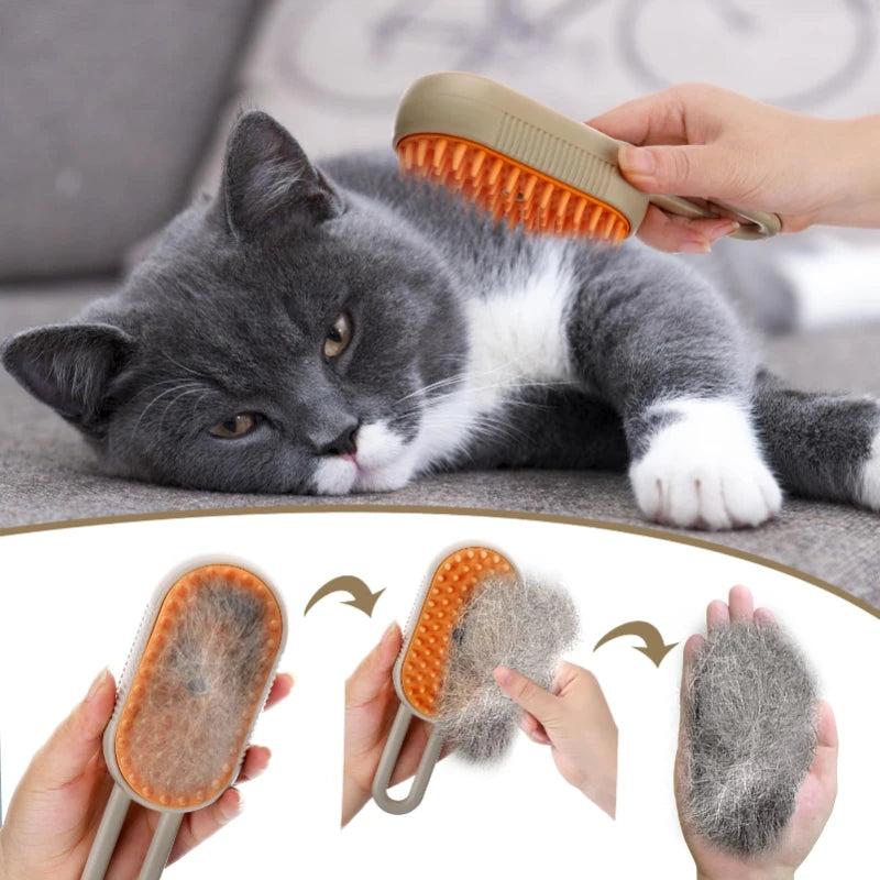 3 in 1 Pet Steam Hair Removal Brush